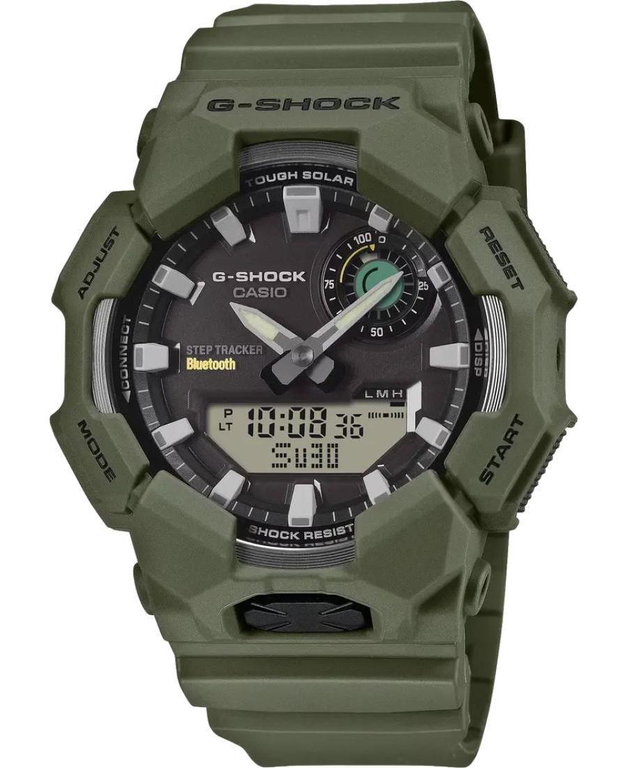 Men Sports Functional Diver Japan Eco-Drive Digital Watch Timer CASIO GA-B010-3AER G-Shock Black Dial 49mm