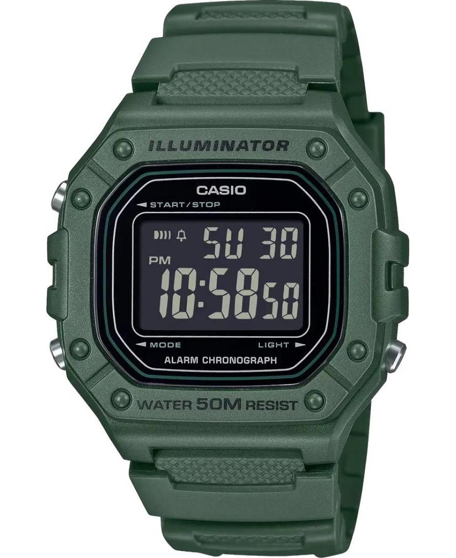 Мужские Спортивные Наручные Часы CASIO W-218H-3BVEF