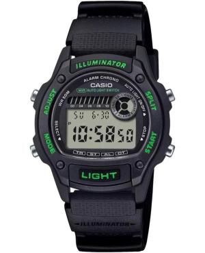 Men Classic Japan Quartz Digital Watch Alarm CASIO W-220H-1A3VEF Black Dial 36.6mm