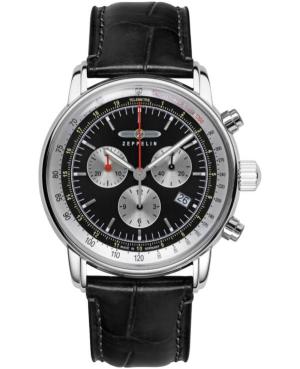 Men Quartz Watch Chronograph ZEPPELIN 8888-2 Schwarz Dial 42mm image 1