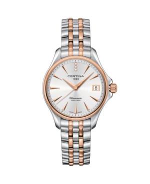 Women Classic Diver Swiss Quartz Analog Watch CERTINA C032.051.22.036.00 Silver Dial 34mm