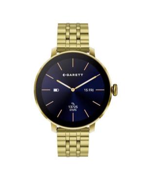 Women Fashion Sports Functional Smart watch Quartz Digital Watch GARETT Muse solid Gold Black Dial 38mm