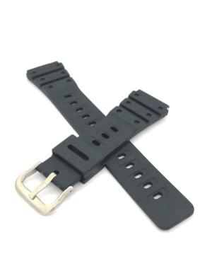 Watch Strap Diloy 127F1A to fit Casio Black 20 mm Juoda 24 mm image 9