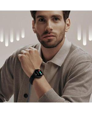 Mężczyźni Moda Smart Zegarek sportowy Funkcjonalny kwarcowy cyfrowe Zegarek GARETT Quantum Black steel Czarny Wybierz 43mm image 1