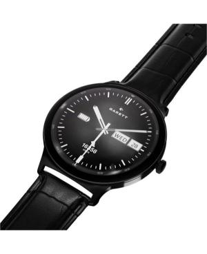 Men Smart watch Fashion Functional Sports Quartz Digital Watch GARETT Quantum Black steel Black Dial 43mm image 7