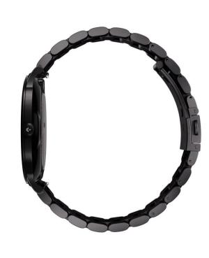 Men Sports Functional Fashion Smart watch Quartz Digital Watch GARETT Quantum Black steel Schwarz Dial 43mm image 9