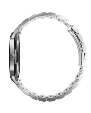Mężczyźni Moda sportowy Funkcjonalny Smart Zegarek kwarcowy cyfrowe Zegarek GARETT Quantum Silver steel Czarny Wybierz 43mm image 8