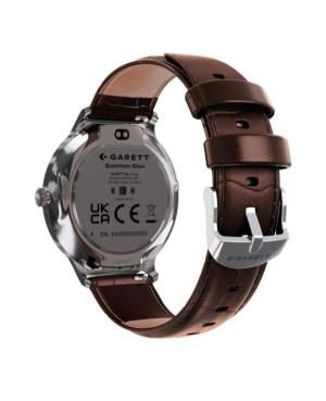 Men Sports Functional Fashion Smart watch Quartz Digital Watch GARETT Quantum Glow Silver steel Schwarz Dial 43mm image 3