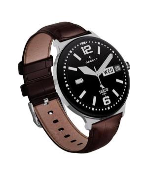 Men Sports Functional Fashion Smart watch Quartz Digital Watch GARETT Quantum Glow Silver steel Schwarz Dial 43mm image 5