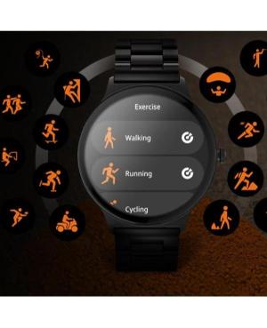 Men Sports Functional Fashion Smart watch Quartz Digital Watch GARETT Quantum Glow Silver steel Schwarz Dial 43mm image 12