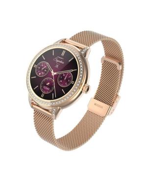 Женские Спортивные Умные часы Fashion Наручные Часы GARETT Stella Rose Gold Mesh Steel изображение 10