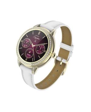 Women Fashion Sports Functional Smart watch Quartz Digital Watch GARETT Stella Gold Mesh Steel Schwarz Dial 38mm image 5