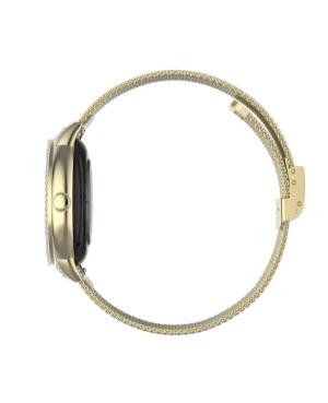 Women Fashion Sports Functional Smart watch Quartz Digital Watch GARETT Stella Gold Mesh Steel Schwarz Dial 38mm image 7