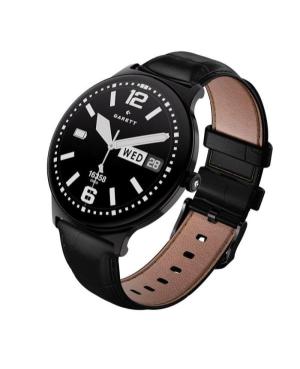Men Fashion Functional Smart watch Sports Quartz Digital Watch GARETT Quantum Glow Black steel Black Dial 43mm image 5