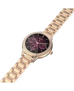 Women Smart watch Sports Functional Fashion Quartz Digital Watch GARETT Stella Rose Gold Solid Steel Schwarz Dial 38mm image 2