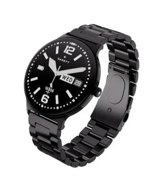 Men Fashion Sports Functional Smart watch Quartz Digital Watch GARETT Quantum Glow Black steel Schwarz Dial 43mm image 9