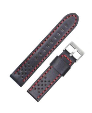 Watch Strap 398.53.22 8 mm Leather Black 22 mm image 2