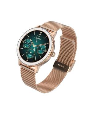Жіночий Смарт Спортивний Фешн Наручний Годинник GARETT Grace Rose Gold Mesh Stee image 11