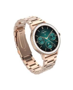 Women Sports Functional Fashion Smart watch Quartz Digital Watch GARETT Grace Rose Gold Solid Steel Schwarz Dial 38mm image 4