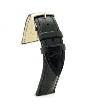 Watch Strap Diloy 424.01.18 Black 18 mm