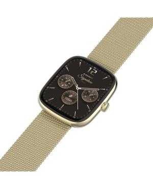 Women Sports Functional Fashion Smart watch Quartz Digital Watch GARETT Flow Gold Mesh Steel Schwarz Dial 36.6mm image 9