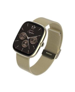 Women Sports Functional Fashion Smart watch Quartz Digital Watch GARETT Flow Gold Mesh Steel Schwarz Dial 36.6mm image 11