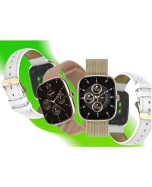 Women Sports Functional Fashion Smart watch Quartz Digital Watch GARETT Flow Gold Mesh Steel Schwarz Dial 36.6mm image 12