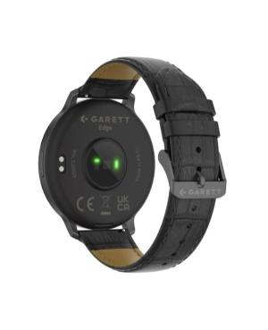 Mężczyźni Moda Funkcjonalny sportowy Smart Zegarek kwarcowy cyfrowe Zegarek GARETT Edge Black Steel Czarny Wybierz 49mm image 3
