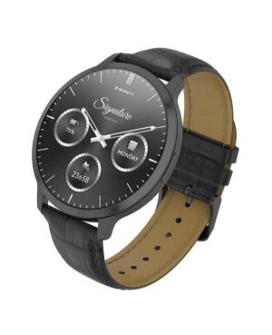 Mężczyźni Moda Funkcjonalny sportowy Smart Zegarek kwarcowy cyfrowe Zegarek GARETT Edge Black Steel Czarny Wybierz 49mm image 7