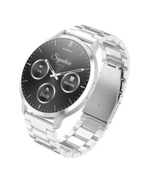 Men Fashion Sports Functional Smart watch Quartz Digital Watch GARETT Edge Silver Steel Schwarz Dial 49mm image 12