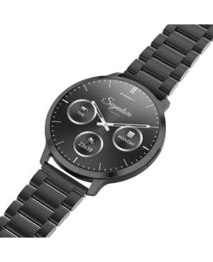 Mężczyźni Moda Funkcjonalny sportowy Smart Zegarek kwarcowy cyfrowe Zegarek GARETT Edge Black Steel Czarny Wybierz 49mm image 10