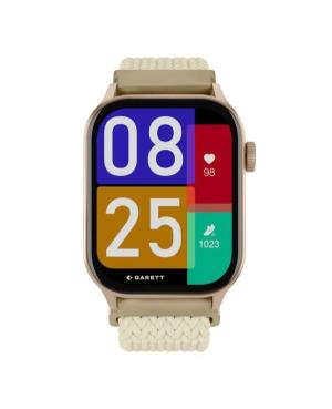 Men Fashion Sports Functional Smart watch Quartz Digital Watch GARETT GRC Activity 3 Gold Black Dial 36mm