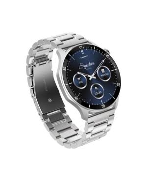 Men Sports Functional Smart watch Quartz Digital Watch GARETT Prime Silver Steel Black Dial 45mm image 12