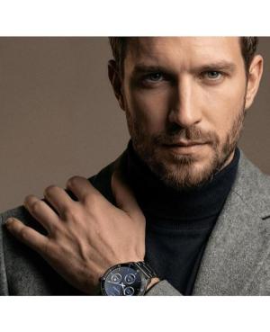 Men Sports Functional Smart watch Quartz Digital Watch GARETT Prime Black Steel Black Dial 45mm image 1