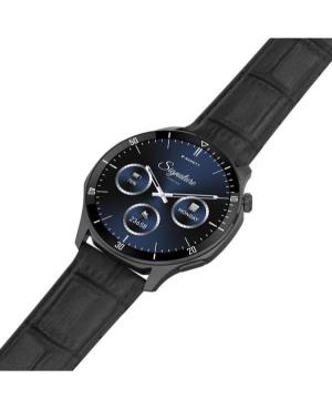 Mężczyźni sportowy Funkcjonalny Smart Zegarek kwarcowy cyfrowe Zegarek GARETT Prime Black Steel Czarny Wybierz 45mm image 5