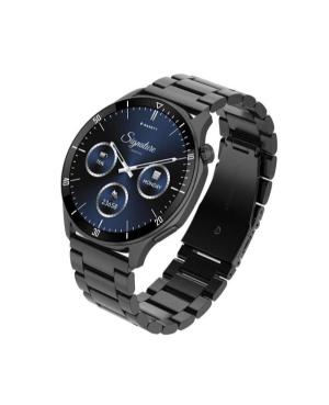Mężczyźni sportowy Funkcjonalny Smart Zegarek kwarcowy cyfrowe Zegarek GARETT Prime Black Steel Czarny Wybierz 45mm image 12