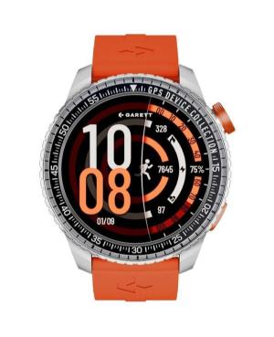 Vyriškas Sportinis Su funkcijomis Kvarcinis, Šveicariškas RONDA Kvarcinis Digital Watch GARETT Compass GPS Silver Juodas Dial 47