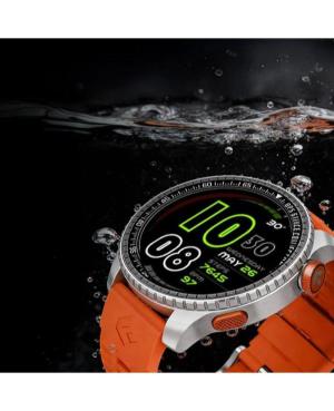 Mężczyźni sportowy Funkcjonalny Smart Zegarek kwarcowy cyfrowe Zegarek GARETT Compass GPS Silver Czarny Wybierz 47mm image 3