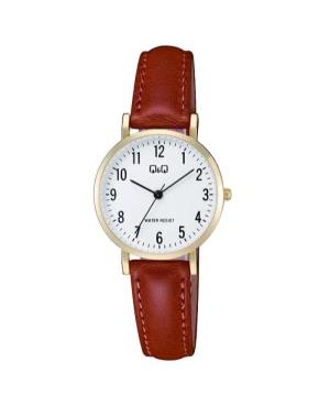Women Klassisch Japan Quartz Analog Watch Q&Q C66A-002PY Weiß Dial 30mm