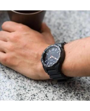 Men Sports Japan Quartz Analog Watch Q&Q V30A-002VY Modrá Dial 43mm image 5
