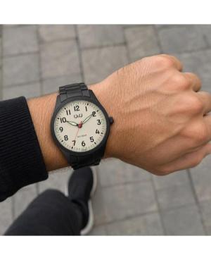 Men Klassisch Japan Quartz Analog Watch Q&Q Q76B-002PY Sand Dial image 1