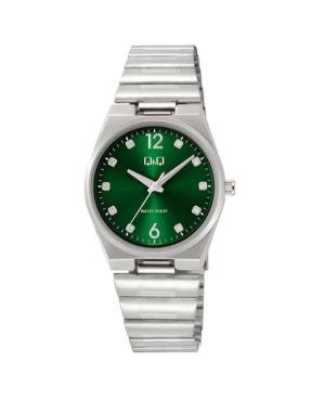 Kobiety klasyczny Japonia kwarcowy analogowe Zegarek Q&Q Q84B-004PY Zielony Wybierz 33mm