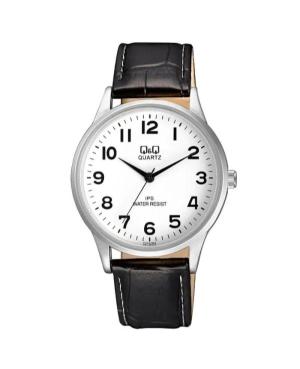 Men Classic Japan Quartz Analog Watch Q&Q C214J304Y White Dial 40mm