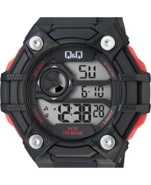 Men Sports Japan Quartz Digital Watch Timer Q&Q G18A-002Y Silver color Dial 52mm image 2