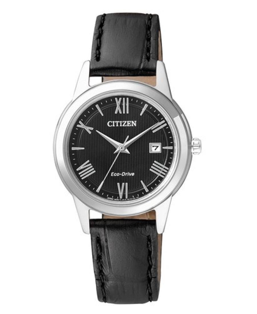 Women Japan Eco-Drive Analog Watch CITIZEN FE1081-08E Černá Dial 30mm