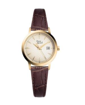 Women Classic Analog Quartz Watch PIERRE RICAUD Gold color Dial P51023.1211Q