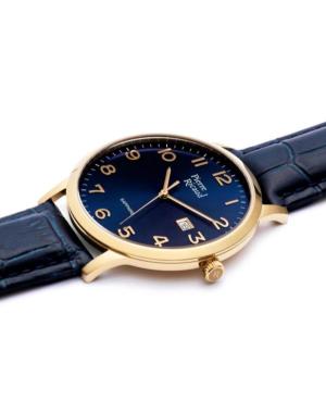 Men Classic Analog Quartz Watch PIERRE RICAUD Modrá Dial 40mm P91022.1225Q image 1