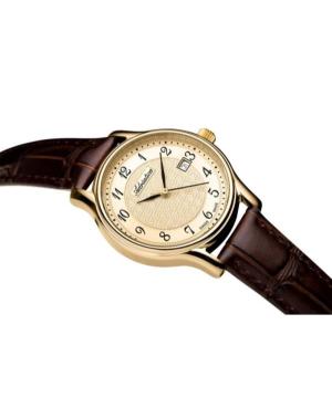 Women Classic Analog Swiss Quartz Watch ADRIATICA Gold color Dial 30mm A3000.1221Q image 3