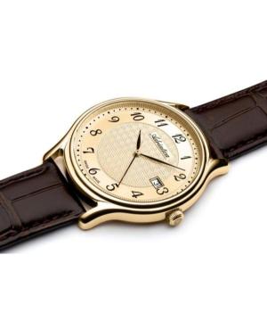 Mężczyźni Classic Analog Szwajcar kwarcowy Zegarek ADRIATICA Złoty kolor Wybierz 40mm A8000.1221Q image 1