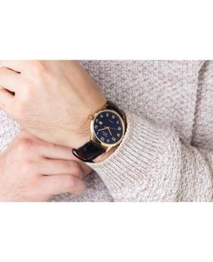 Men Classic Analog Quartz Watch PIERRE RICAUD Modrá Dial 40mm P91022.1225Q image 13